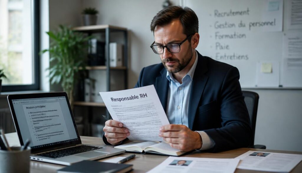 Fiche de poste du responsable RH : missions et salaire
